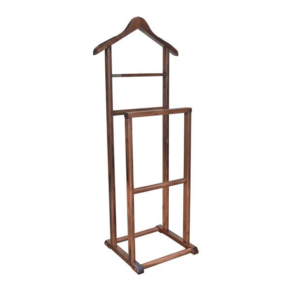 Dilsiz Uşak Ceviz Ahşap Askılık