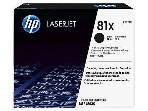 HP 81X Black Siyah Yüksek Kapasite 25.000 Sayfa Toner