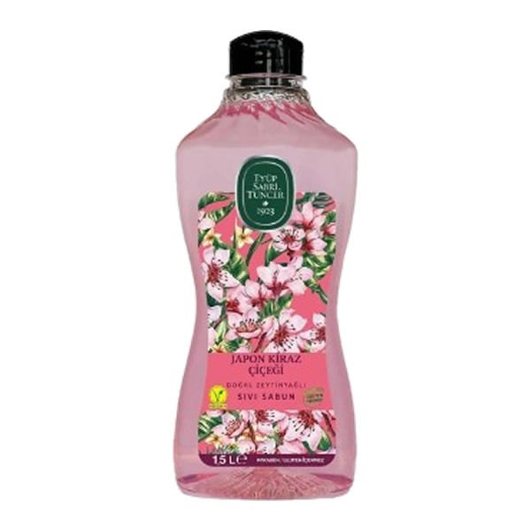 Eyüp Sabri Tuncer 1,5 lt Japon Kiraz Çiçeği Doğal Zeytinyağlı Sıvı Sabun
