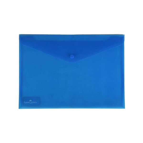 Faber Castell Mavi Çıtçıtlı Dosya