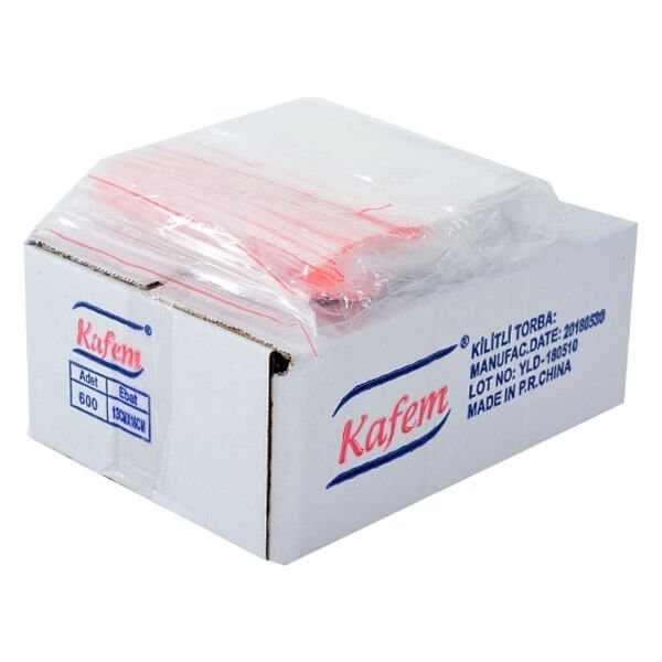 Kafem 600 lü 13x16 cm Kilitli Torba