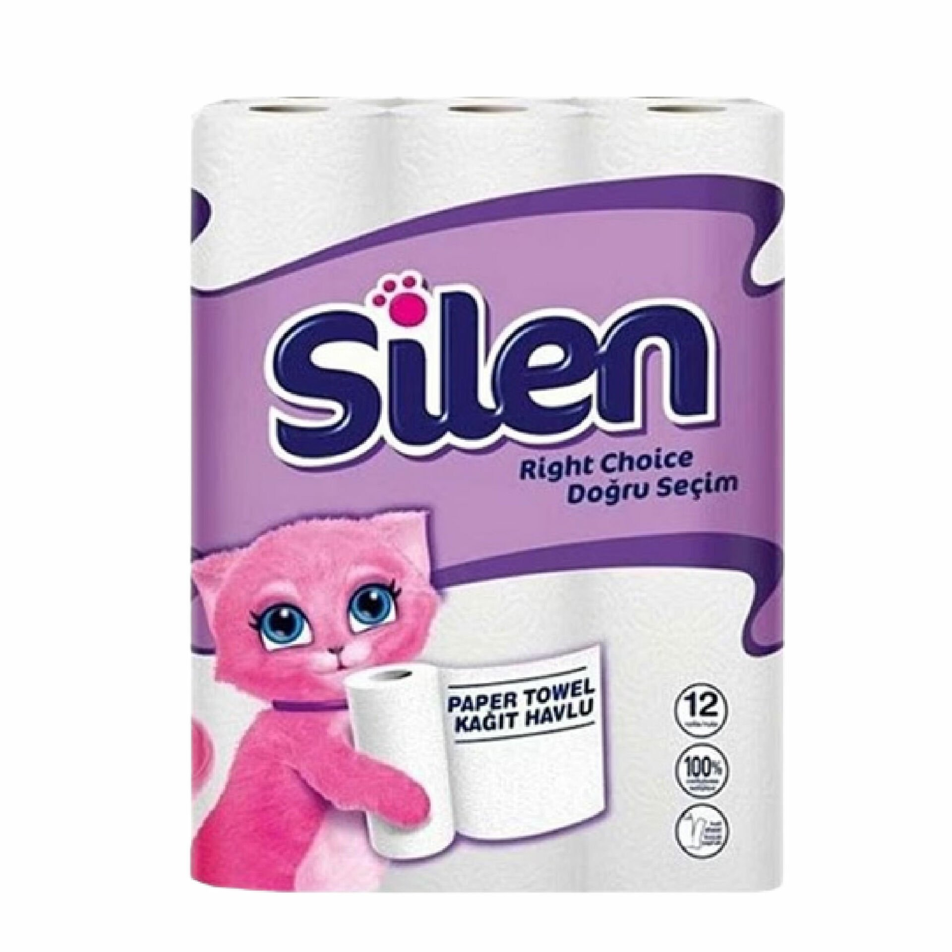 Silen 12 li 2 Katlı Ultra Kağıt Havlu