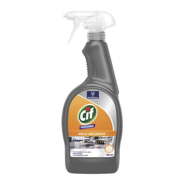 Cif 750 ml Professional Güçlü Yağ Çözücü Sprey