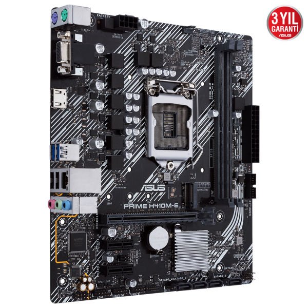 Asus Prıme H410M-E Intel H410 Lga1200 Ddr4 2933 Hdmı Vga M2 Usb3.2 Matx 64Gb Ram Desteği Anakart