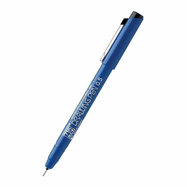 Kuretake PX-05 Siyah Markör Kalem