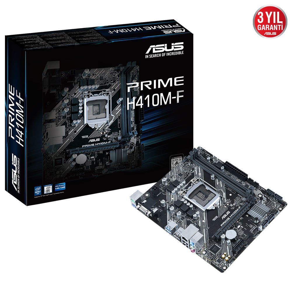 Asus Prime H410M-F Intel H410 1200 Pin DDR4 2933MHz Micro ATX Anakart