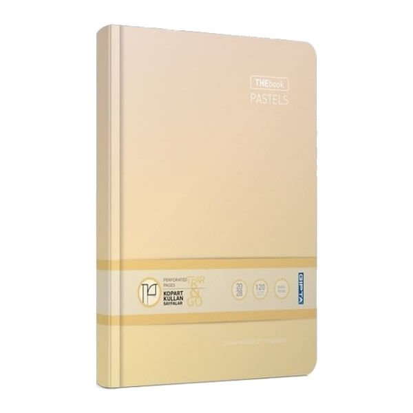 Gıpta Thebook Pastels 20x28 296 Yaprak Çizgili İplik Dikişli Sert Kapak Defter