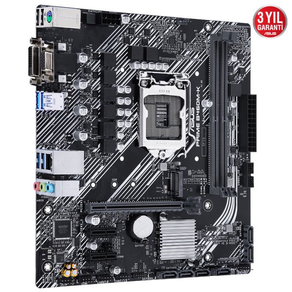 Asus Prime B460M-K Intel 10.Nesil DDR4 Dvi Vga M2 Usb3.1 Anakart