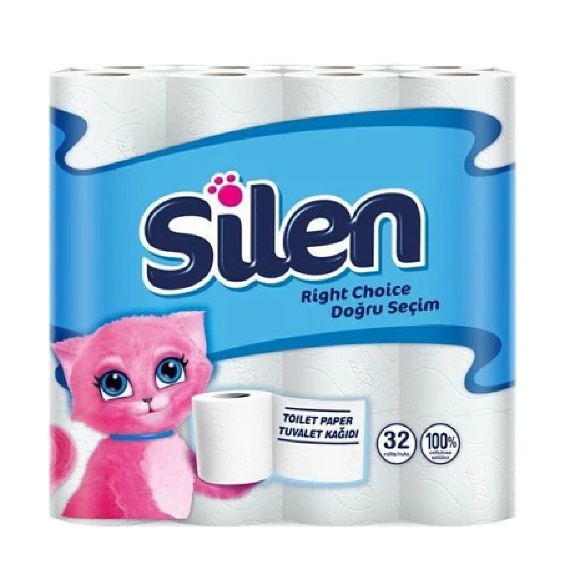 Silen 32 li 2 Katlı Tuvalet Kağıdı