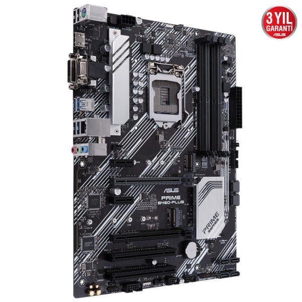 Asus Prime B460-Plus Intel 10.Nesil DDR4 Hdmi Dvi Vga 2xM2 Usb3.1 Anakart