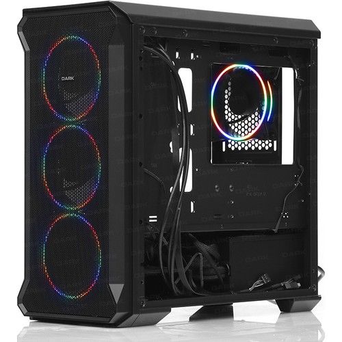 Dark Guardian Mini 700W 80+ 4x12cm Fixed RGB LED Fanlı, Full Cam Yan ve Mesh Ön Panel