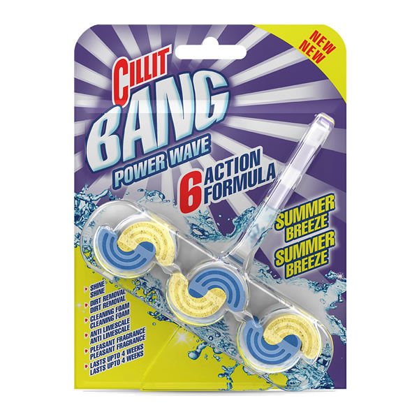 Cillit Bang Tuvalet Wc Temizleyici Waves Klozet Blok Yaz Meltemi