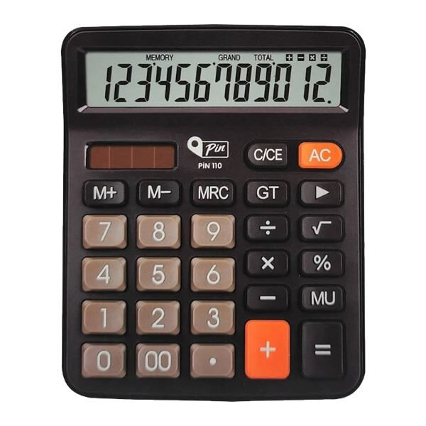 Pin 110 12 Hane Masaüstü Hesap Makinesi