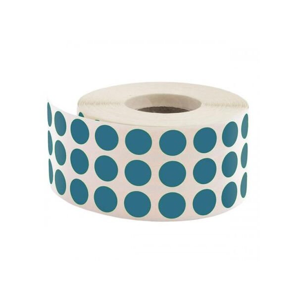 Tanex 10 mm 5000 li Mavi Nokta Etiket