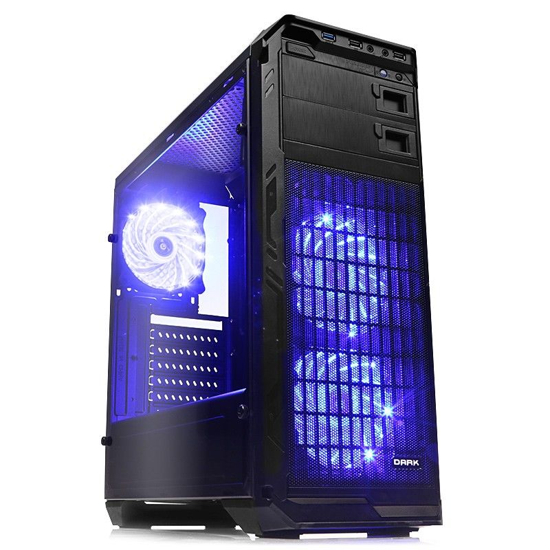 DARK N5 400W 80+ Bronze, USB 3.0, 3x12cm Fan LED'l Bilgisayar Kasası