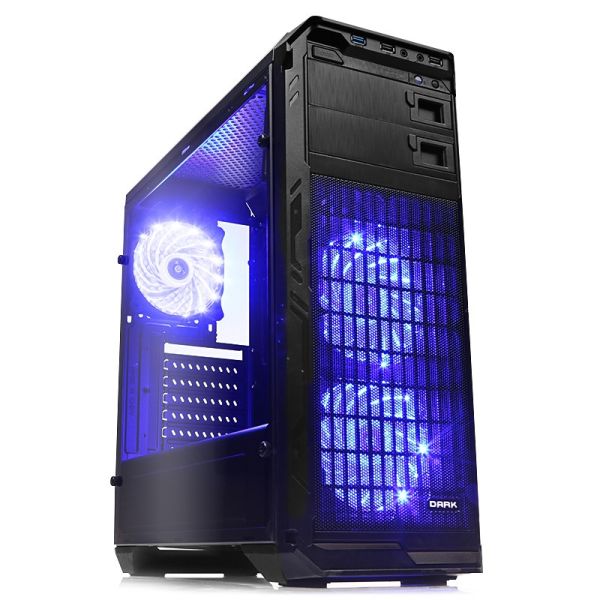 DARK N5 400W 80+ Bronze, USB 3.0, 3x12cm Fan LED'l Bilgisayar Kasası