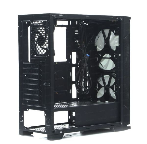 Dark Prestige 2x20cm, 1x12cm RGB LED Fan, USB 3.0 Temperli Cam ATX Oyuncu Kasası