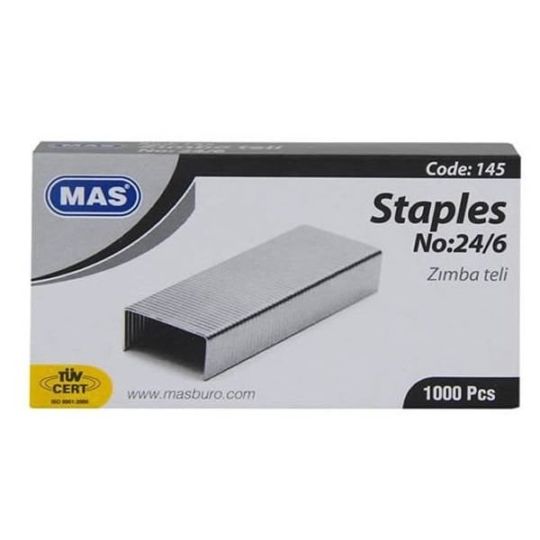 Mas 145 24/6 Beyaz Zımba Teli