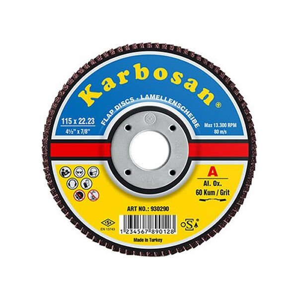 Karbosan 930290 115x22.23 Flap Disk Zımpara