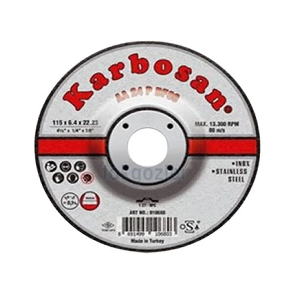 Karbosan 910680 115x6.4x22.23 Inox Taşlama