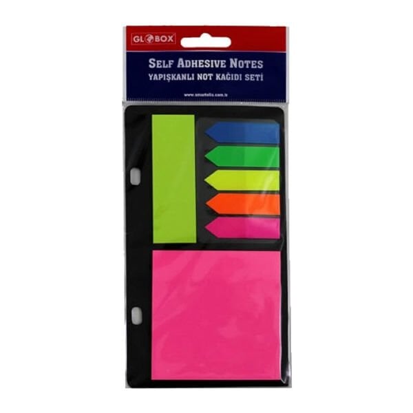 Globox 1023 Karışık Yapışkanlı Not Kağıdı